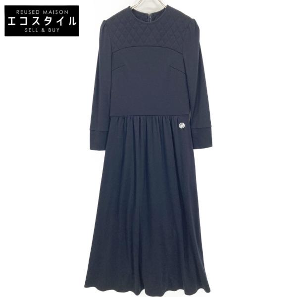 BORDERS at BALCONY ボーダーズアットバルコニー　ワンピ38 BORDERS at BALCONY ボーダーズアットバルコニー ネイビー