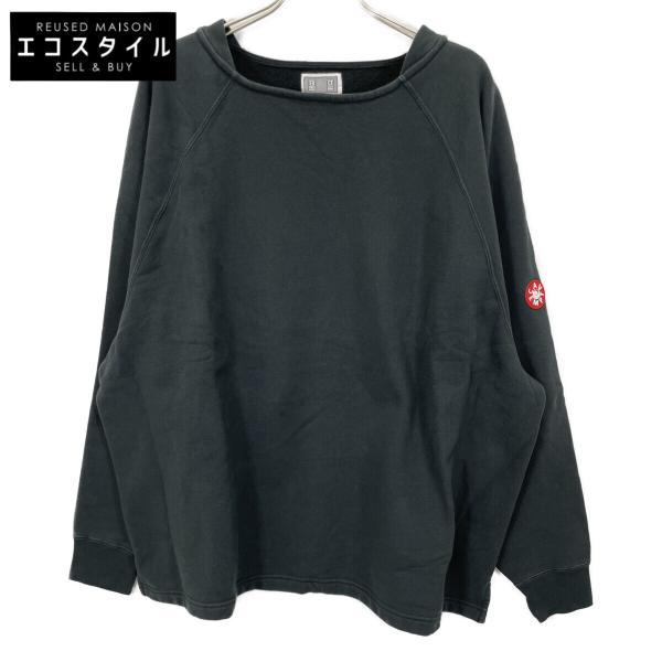 C.E シーイー CAVEMPT ブラック コットン スウェットプルオーバー L