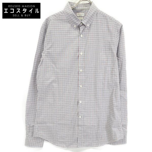 BRUNELLO CUCINELLI ブルネロクチネリ ブラウン×ブルー チェック BD