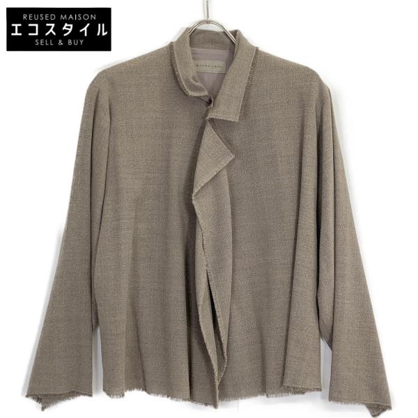 JURGEN LEHL ヨーガンレール ブラウン ウール シャツジャケット