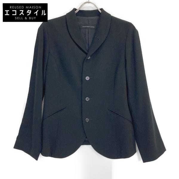 JURGEN LEHL ヨーガンレール ブラック ウール×アンゴラ ジャケット