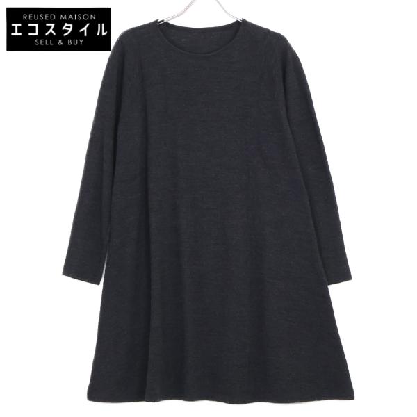 JURGEN LEHL ヨーガンレール グレー ウール ワンピース レディース