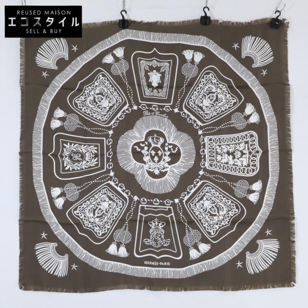 美品/ HERMES エルメス サーベル飾袋 フリンジ カレH80 シルク100