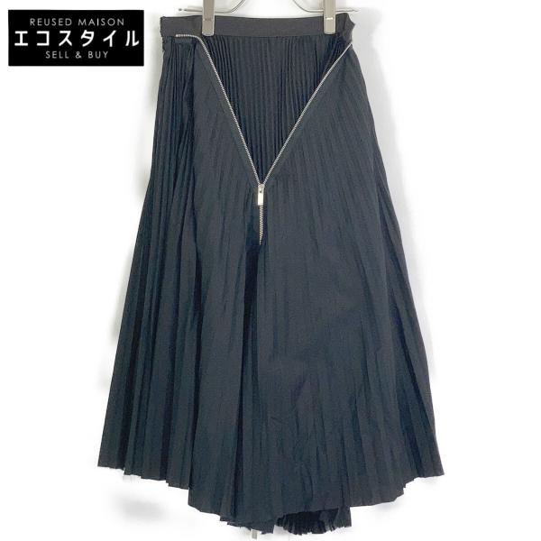 sacai（サカイ） 美品/ 19-04585 サイドジップ プリーツ ロング