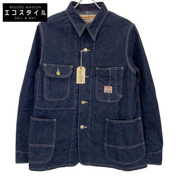 SOULIVE　インディゴ　デニム　ジャケット カバーオール 日本製 SUGAR CANE シュガーケーン SC15655 インディゴ デニム カバーオール