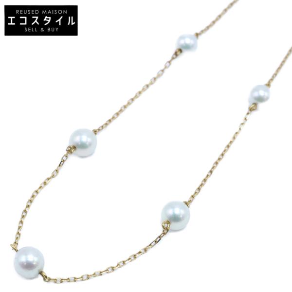 MIKIMOTO（ミキモト） K18 6mmアコヤパール ネックレス レディース