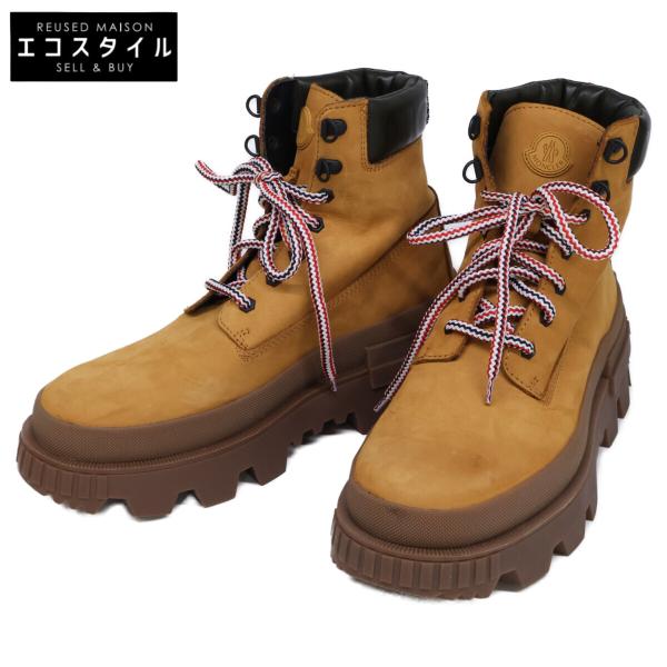 MONCLER（モンクレール） 美品 MON CORP レースアップブーツ 41 メンズ 