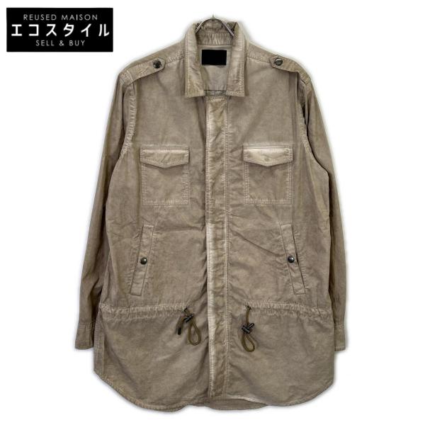 DIESEL BlackGold ディーゼルブラックゴールド 【国内正規】ヴィンテージ加工 ワークジャケット 48 国内正規/ DIESEL BlackGold ディーゼルブラックゴールド ヴィンテージ