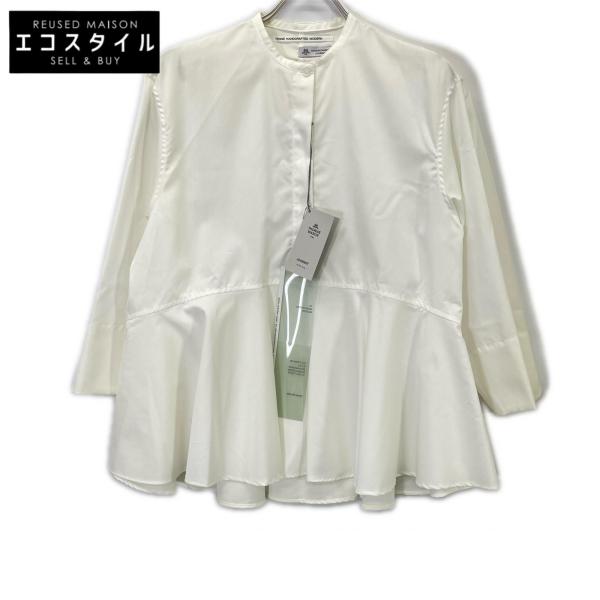 タグ付き✨25SS テンハンドクラフテッドモダン ボリュームスリーブ ブラウス TENNE HANDCRAFTED MODERN テンハンドクラフテッドモダン コットン