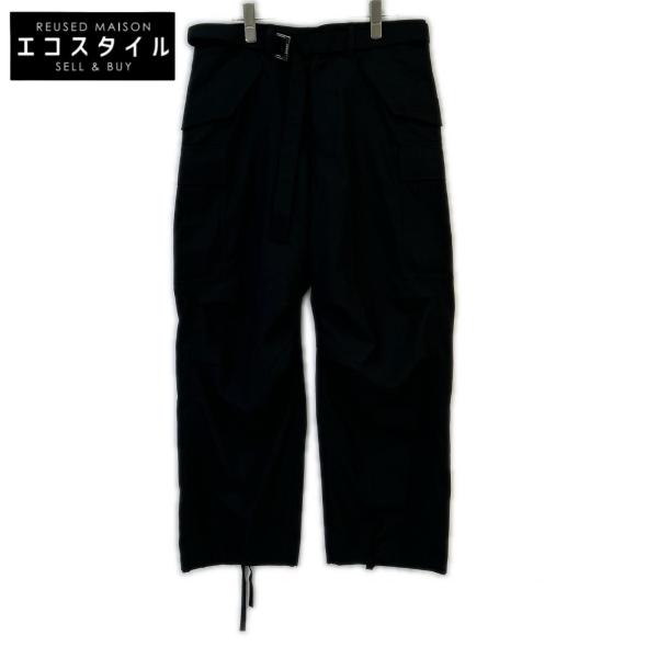 sacai（サカイ） SCM-212 24AW ブラック Suiting Pants ブラック 001