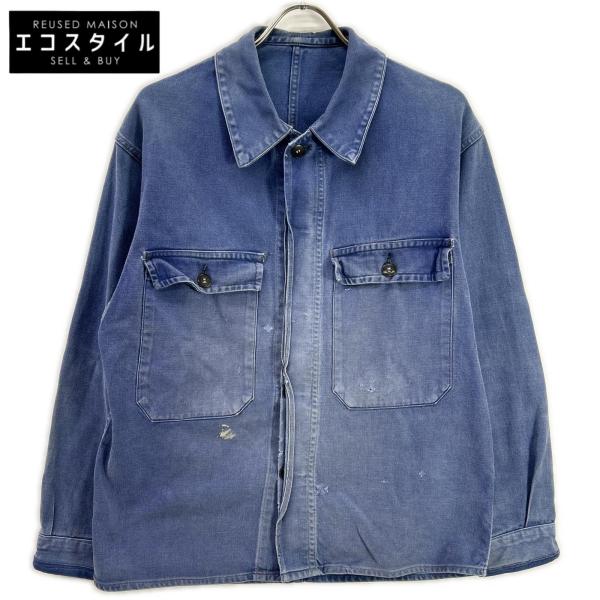 VINTAGE ヴィンテージ ブルー ワークジャケット ブルー 表記なし ジャケット メンズ 中古