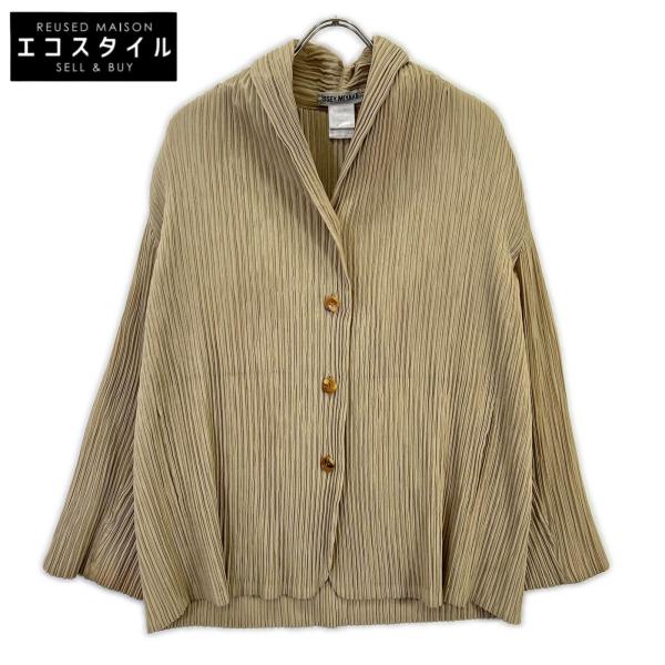 ISSEY MIYAKE イッセイミヤケ IM92-FD902 ベージュ プリーツ 
