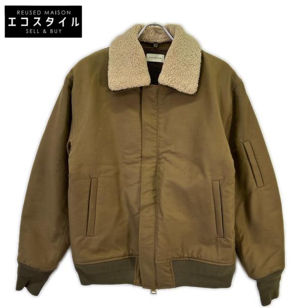 FACTOTUM ファクトタム 18AW 01020136 カーキブラウン フライトナイロンボンバーブルゾン 46 FACTOTUM（ファクトタム） 18AW 01020136 カーキブラウン フライト
