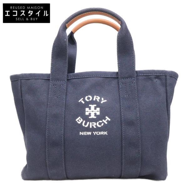 極美品 TORYBURCH トリーバーチ 2way ショルダーバッグ トート TORY BURCH（トリーバーチ） キャンバス 2WAYショルダー トートバッグ