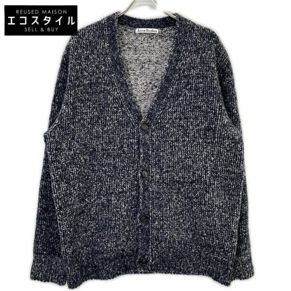 ACNE STUDIOS アクネ ストゥディオズ FN-MN-KNIT000228 ネイビー カシミヤニットカーディガン M ACNE STUDIOS アクネ ストゥディオズ FN-MN-KNIT000228 ネイビー