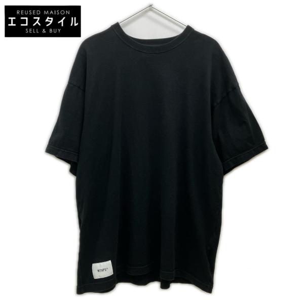 WTAPS ダブルタップス 25SS ブラック コットン100 S/S EX-COLLECTION T