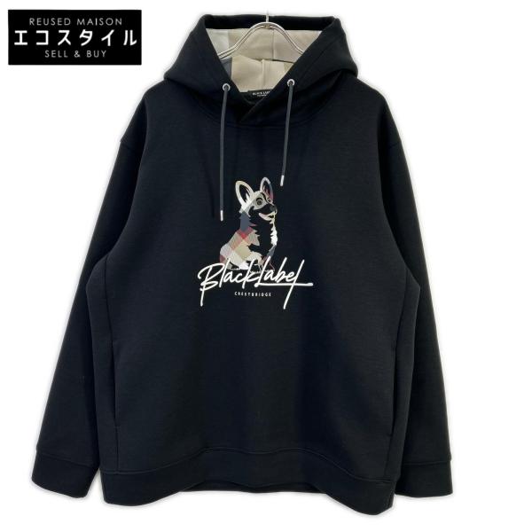 ブラックレーベル　クレストブリッジ コーギー　パーカー　新品未使用 ブラックレーベルクレストブリッジ ブラック ブリティッシュコーギー