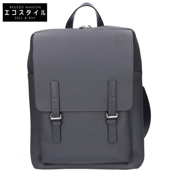 LOEWE（ロエベ） 新品同様 ソフトグレインカーフ ミリタリーバック