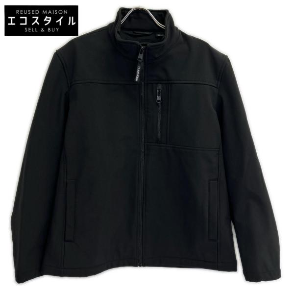 CalvinKlein カルバンクライン CM903910 ブラック フリース ソフトシェル ジャケット ブラック L ジャケット ポリエステル メンズ 中古