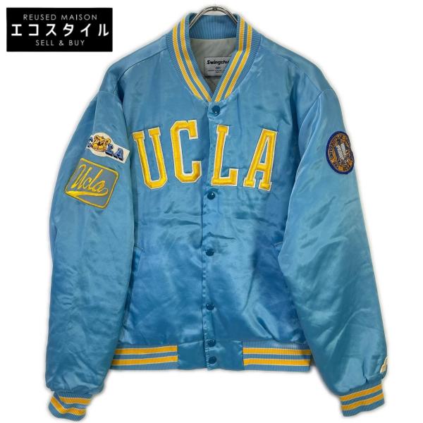 VINTAGE ヴィンテージ 【Swingster】80's ライトブルー UCLA ブルゾンジャケット M VINTAGE ヴィンテージ 【Swingster】80's ライトブルー UCLA ブルゾン
