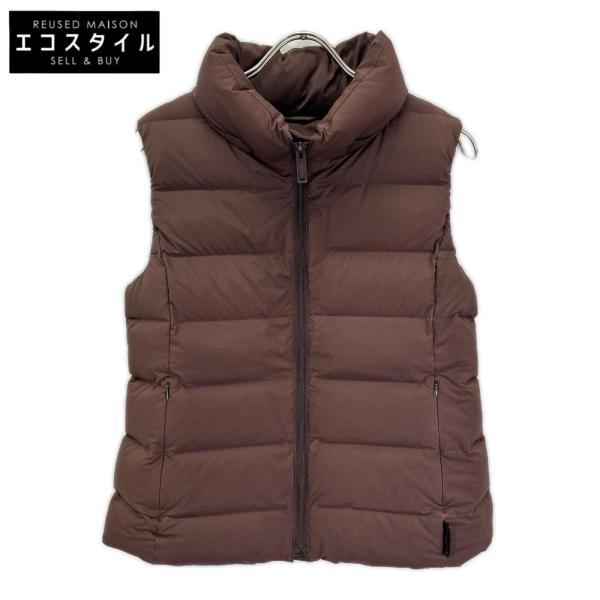 MACKINTOSH LONDON マッキントッシュロンドン ボルドー ダウンベスト ブラウン ベスト ポリエステル レディース 中古