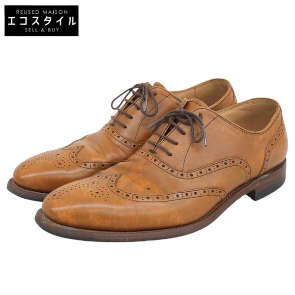 SCOTCH GRAIN スコッチグレイン ウィングチップ ドレスシューズ メンズ ブラウン 24 1/2 F-745