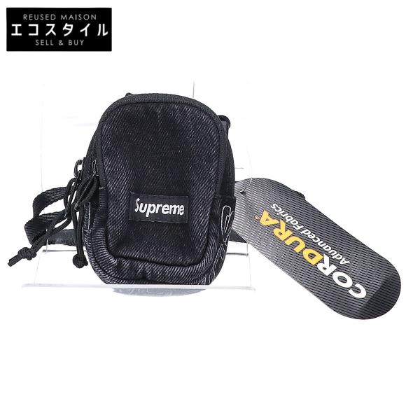 新品/25AW Supreme シュプリーム Denim Mini Utility Bag デニムミニ ユーティリティ ショルダーバッグ ブラック メンズ