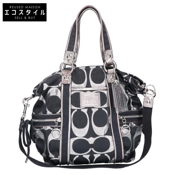 コーチ　ポピーシグネチャー ルレックススポットライトトート 2wayバッグ COACH（コーチ） F14434 ポピーシグネチャールレックススポットライト