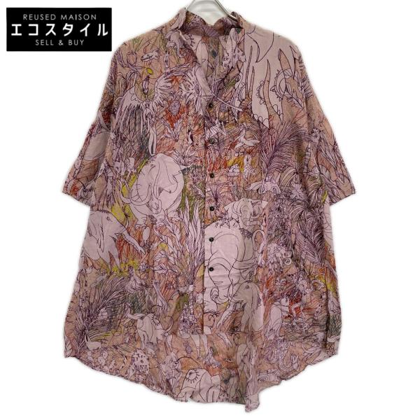 ヨーガンレール（JURGEN LEHL） 25SS ピンク コットン ぞうプリント