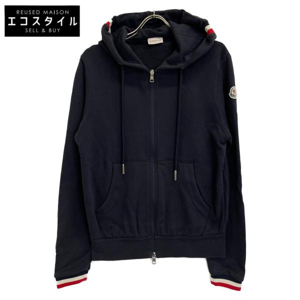 正規品 MONCLE MAGLIAモンクレール:トリコロールジップアップパーカー MONCLER - MONCLER モンクレール MAGLIA CARDIGAN トリコロール
