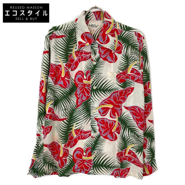 サンサーフ アロハシャツ L 白系 フェローズ、￼￼￼￼ SS39284_119_002.jpg