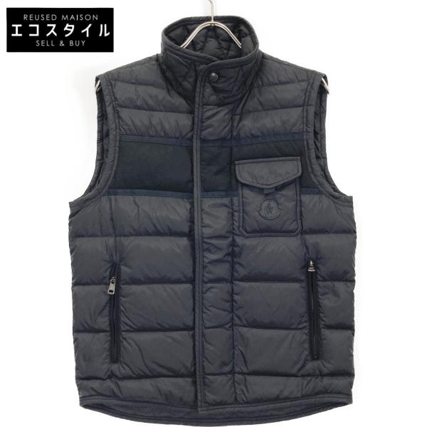 美品　MONCLER モンクレール ダウンベストATHOS ブラック　0 MONCLER（モンクレール） 16年製 ATHOS ダウンベスト 1 ブラック