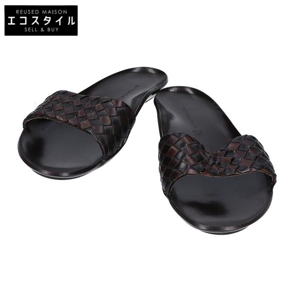 美品/ BOTTEGA VENETA ボッテガヴェネタ レザー イントレチャート