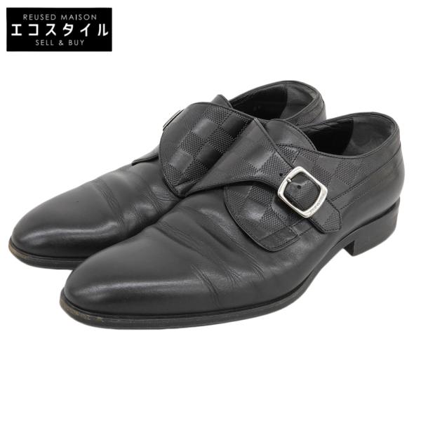 ルイヴィトン ダミエ アンフィニ ドライビングシューズ 27cm LOUIS VUITTON ルイヴィトン ダミエアンフィニ シングルモンク