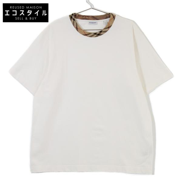 BURBERRY（バーバリー） 8110100 25SS ホワイト S/SチェックトリムT