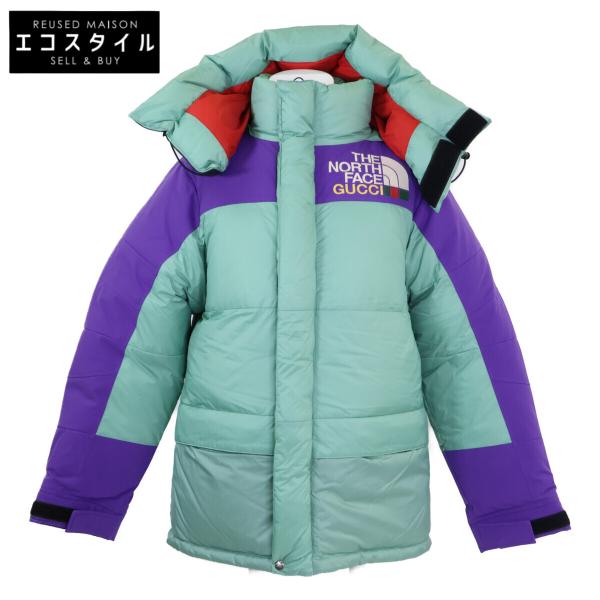 GUCCI グッチ ｘTHE NORTH FACE ノースフェイス【新品同様】663895 フーディダウンジャケット XS GUCCI（グッチ） 新品同様/正規 xTHE NORTH FACE ノースフェイス
