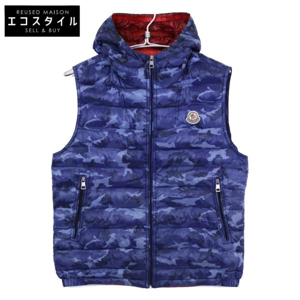 Moncler ダウンベスト PATRICK GILET MONCLER（モンクレール） PATRICK GILET カモフラ フーディダウン