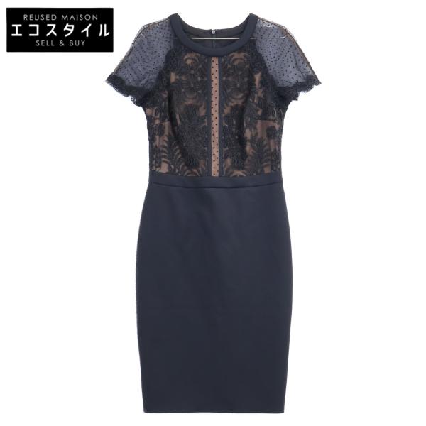 Tadashi Shoji 0 タダシショージ ワンピース TADASHI SHOJI タダシショージ AUL18085M ブラック Charisse Lace