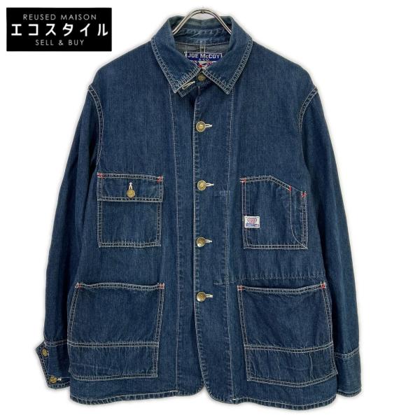 JOE MCCOY ジョーマッコイ 旧リアルマッコイズ Lot.710 8HOURUNION デニムカバーオール 38 JOE McCOY MCCOY ジョーマッコイ 旧リアルマッコイズ Lot.710