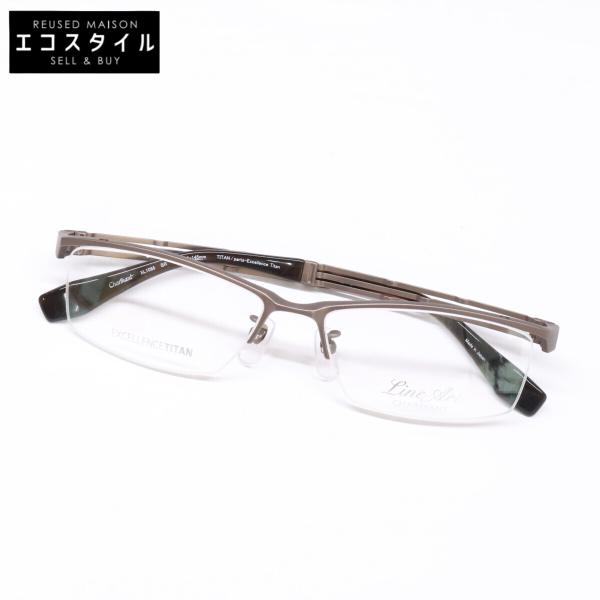 CHARMANT シャルマン 【美品】LineArt CHARMANT ラインアートシャルマン XL1086 BR デモレンズ チタン ハーフリム アイウェア 55□16-145m 美品 LineArt CHARMANT ラインアートシャルマン XL1086 BR デモレンズ
