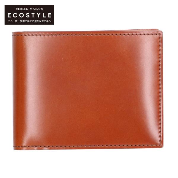 ガンゾ　シェルコードバンLファスナー二つ折り財布　ヘーゼル　未使用品 レビュー】GANZO（ガンゾ）シェルコードバン2『純札入れ（二つ折り財布