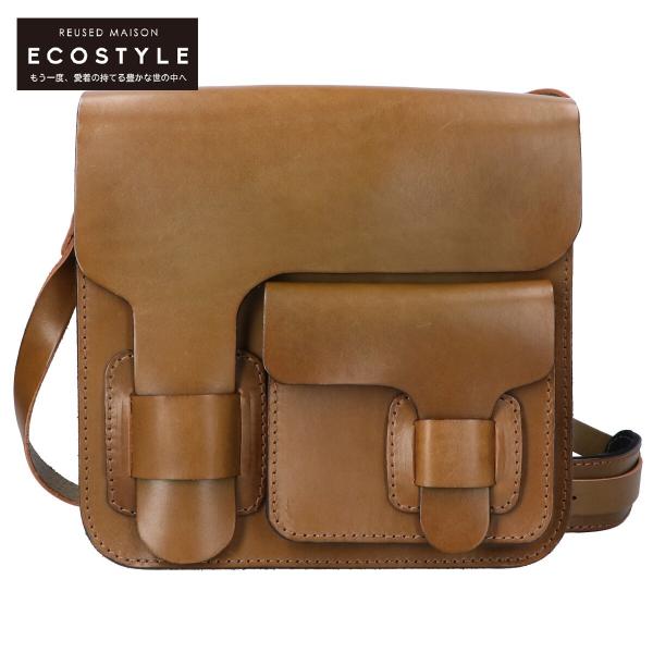 HERZ ヘルツ　ショルダーバッグ　黒　太ベルト　A-40　ラティーゴ　バーバー 丈夫さを求めた太いベルトがユニークな革製ショルダーバッグ / 革鞄の