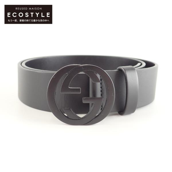 GUCCI 美品 グッチ 368186 BGH0V 1000 インターロッキングG