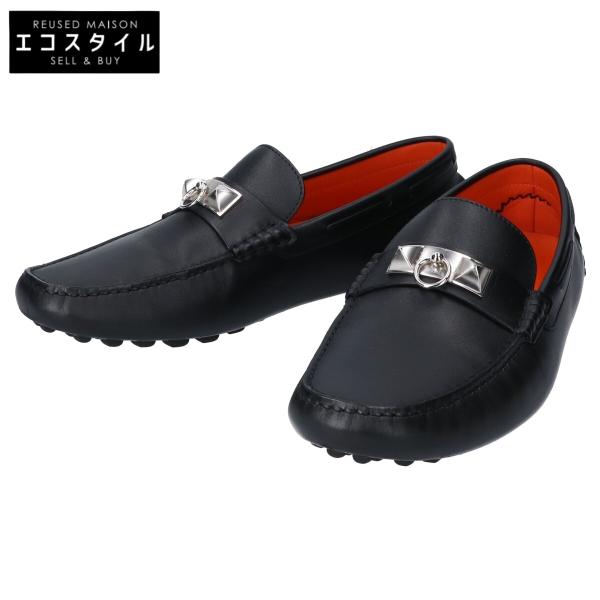 HERMES エルメス　ドライビングシューズ　スリッポン　41 wine-king_2877100000033405