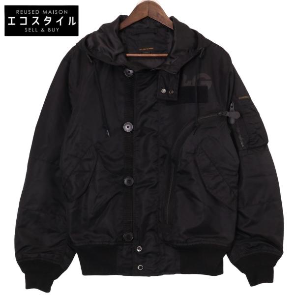 ヒステリックグラマー 20AW ブラック EVIL UNLIMITED フーデッドミリタリージャケット L HYSTERIC GLAMOUR ヒステリックグラマー 20AW ブラック EVIL UNLIMITED