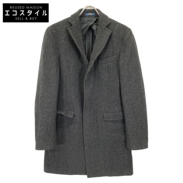 ポロラルフローレン ウールチェスターコート チャコールグレー 日本製 ポロラルフローレン ウールチェスターコート チャコールグレー 日本製