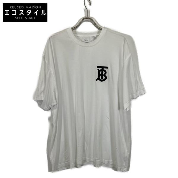 BURBERRY バーバリー 8017485 ホワイト TBロゴプリントクルー BURBERRY バーバリー 8017485 ホワイト TBロゴプリントクルー