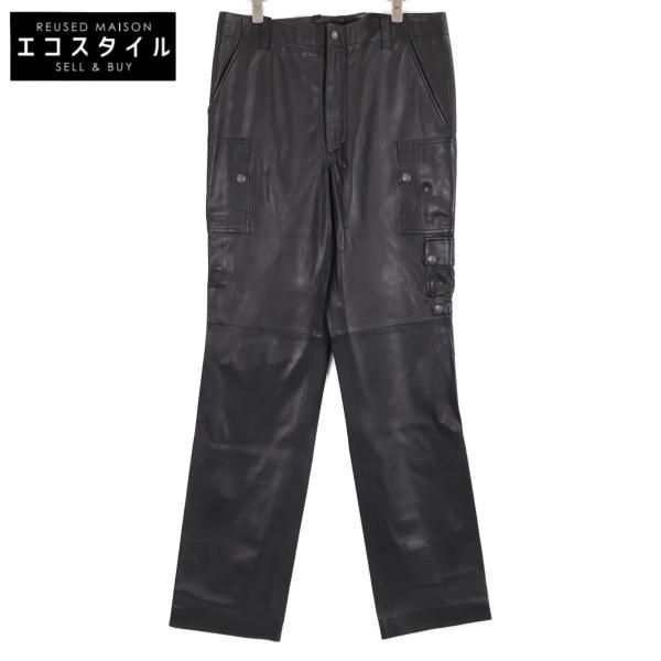 LOUIS VUITTION レザーパンツ　５０ LOUIS VUITTON - 新作 新品 LOUIS VUITTON レザー パンツ タグ付き