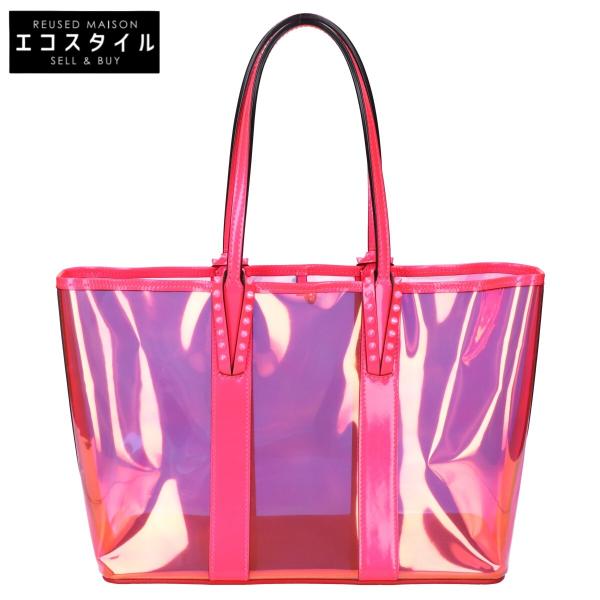 ルブタン Cabata small トートバッグ カーフレザー ピンク系 Cabata small - トートバッグ - カーフレザー - ピンク