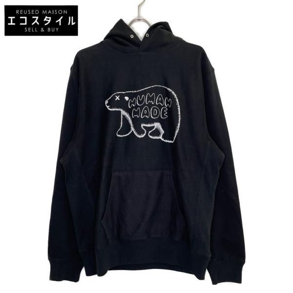 美品/ HUMAN MADE ヒューマンメイド xKAWS PIZZA HOODIE KAWS #2 プル  